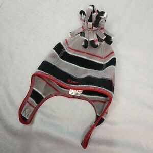 Old Navy Fleece Trapper Ski Winter Hat Pom Beanie Ear Flaps Toddler 12-24 mo